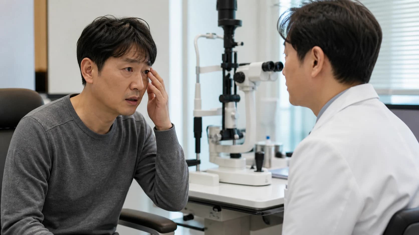 갑작스러운 시력 변화 심한 통증 한쪽 충혈 렌즈 제거 후 지속 이물질 손상 화학 노출의 시급 신호