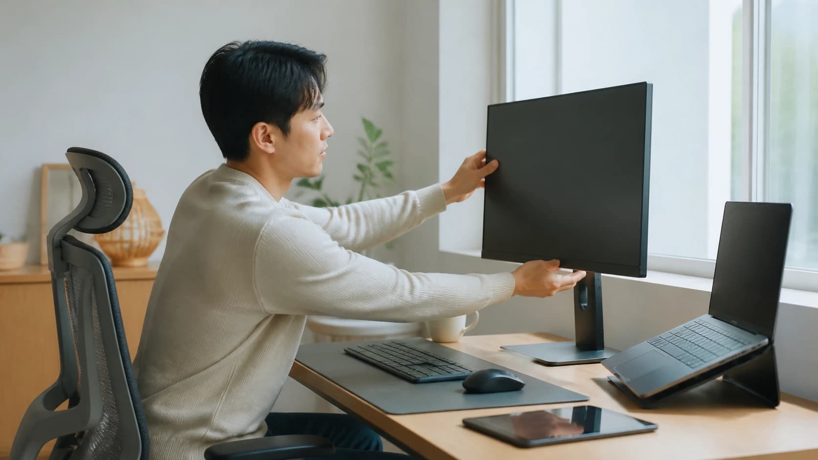 눈 증상의 발생 시간과 지속, 어느 눈, 작업, 렌즈, 바람, 휴식 후 변화, 동반 신호를 기록하는 안내