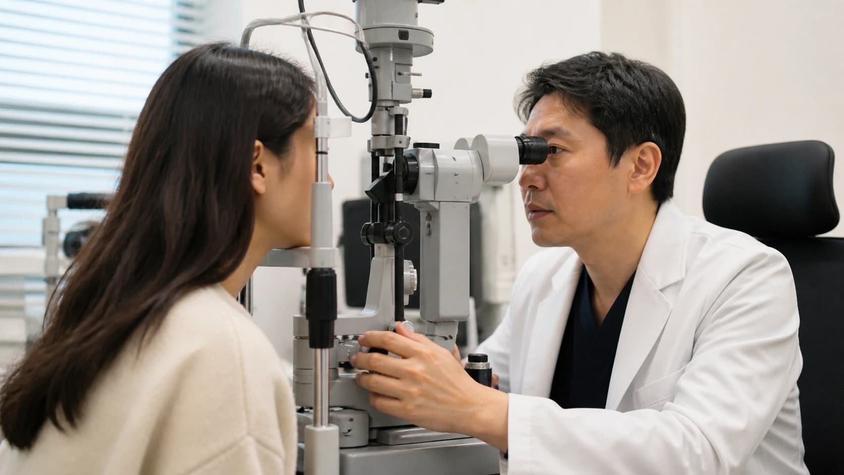 시력교정 상담에서 기대 이익과 위험 및 대안을 함께 확인하는 안내