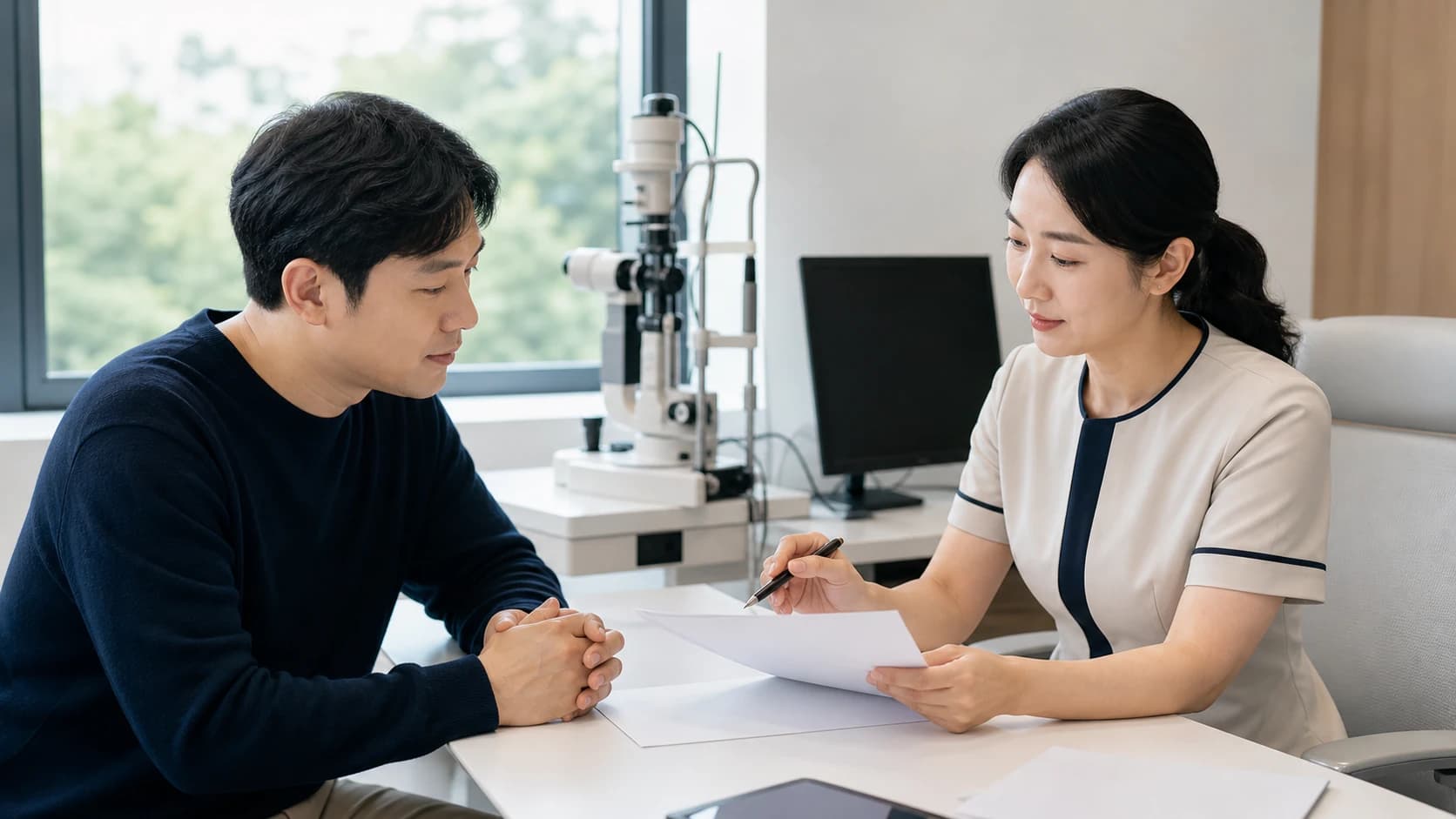 할인 적용 대상과 계획 변경 기준 및 유효 기간을 서면으로 확인하는 안내