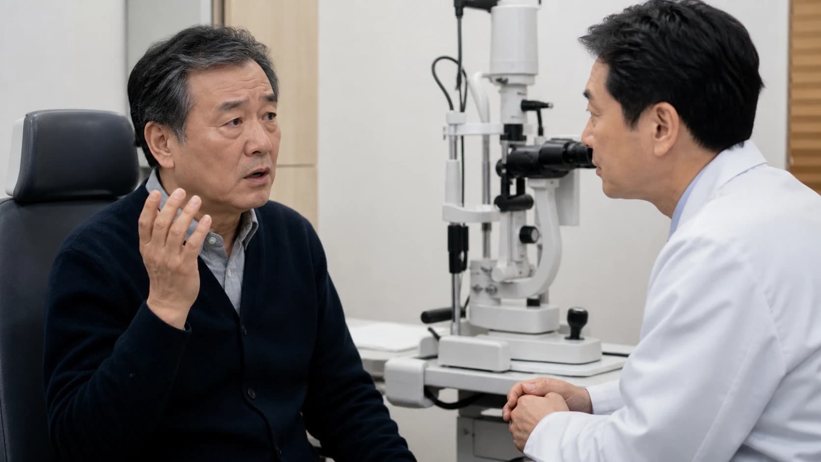 갑작스러운 시력 저하와 비문 번쩍임 및 통증을 노안으로 넘기지 않는 안내