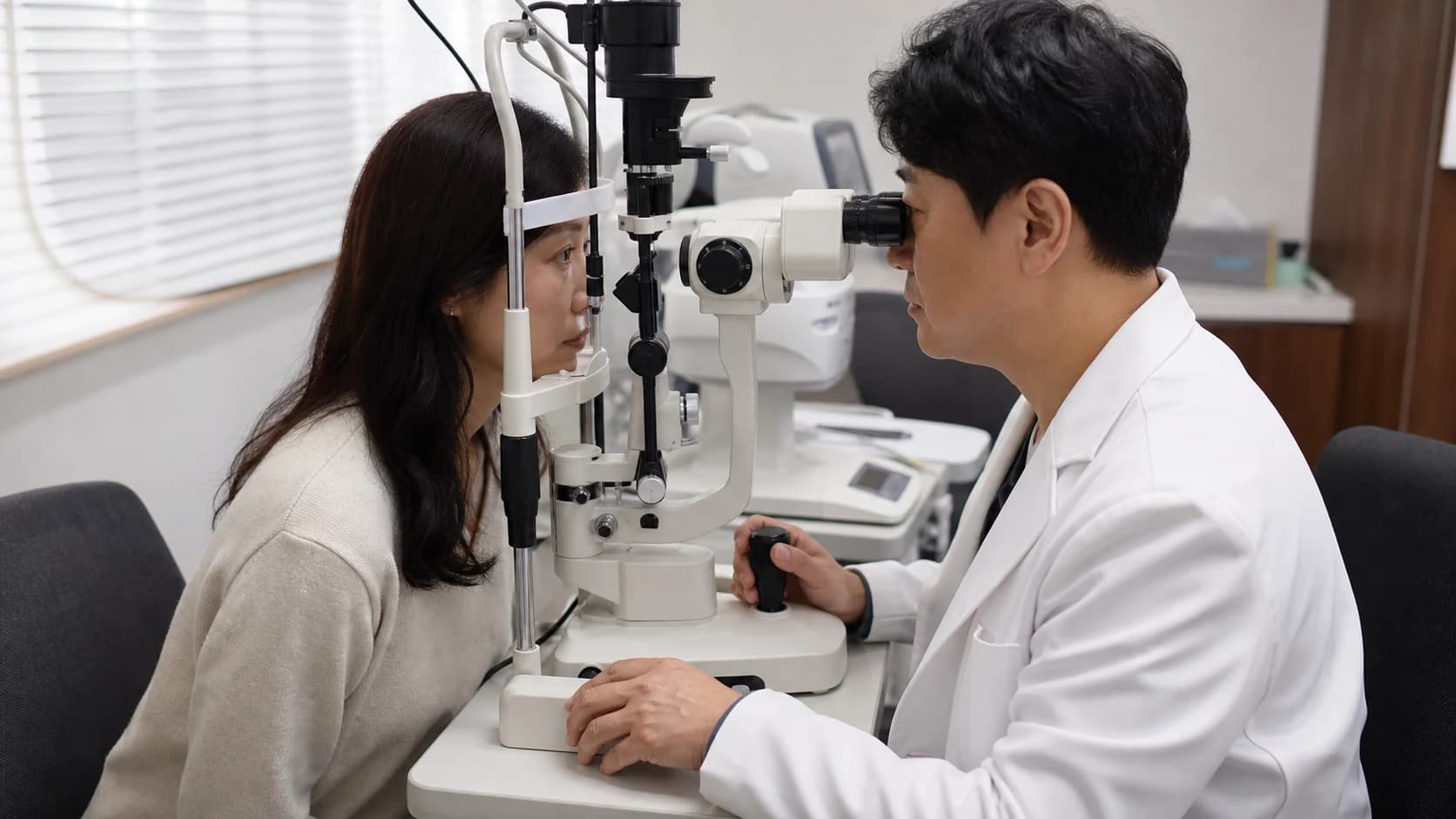 첫 방문 검사의 목적·범위와 측정값 재검 기준을 기록하는 표