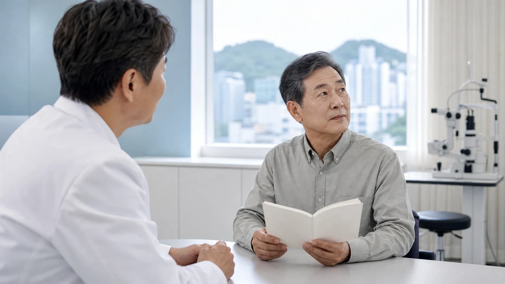 실제 거리와 사용 조건 및 시생활 우선순위를 노안 교정 상담 전에 정리한 안내