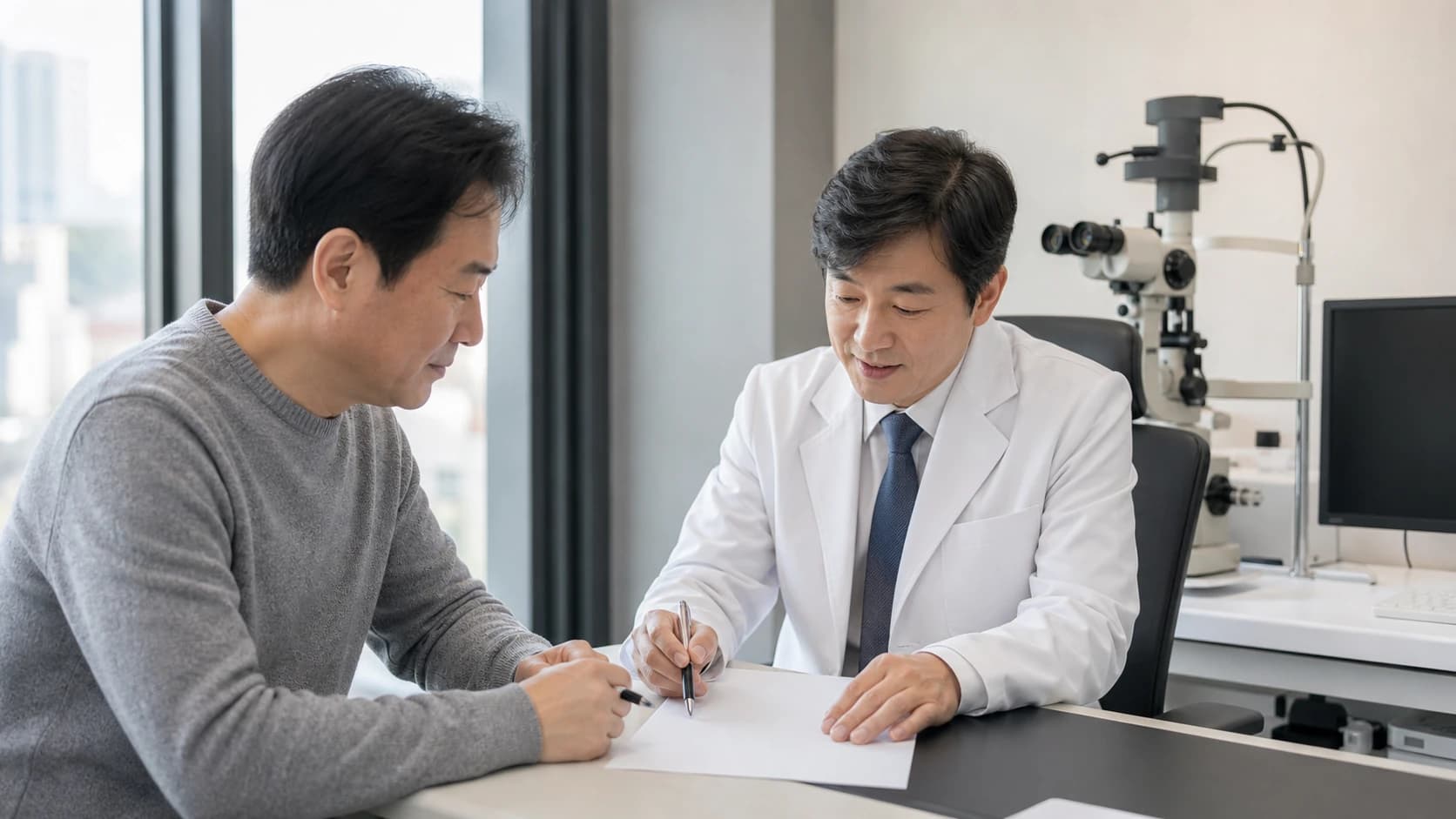 시생활 과업을 필수 자주 사용 보조 가능으로 나누고 안경 허용 장면을 기록하는 안내