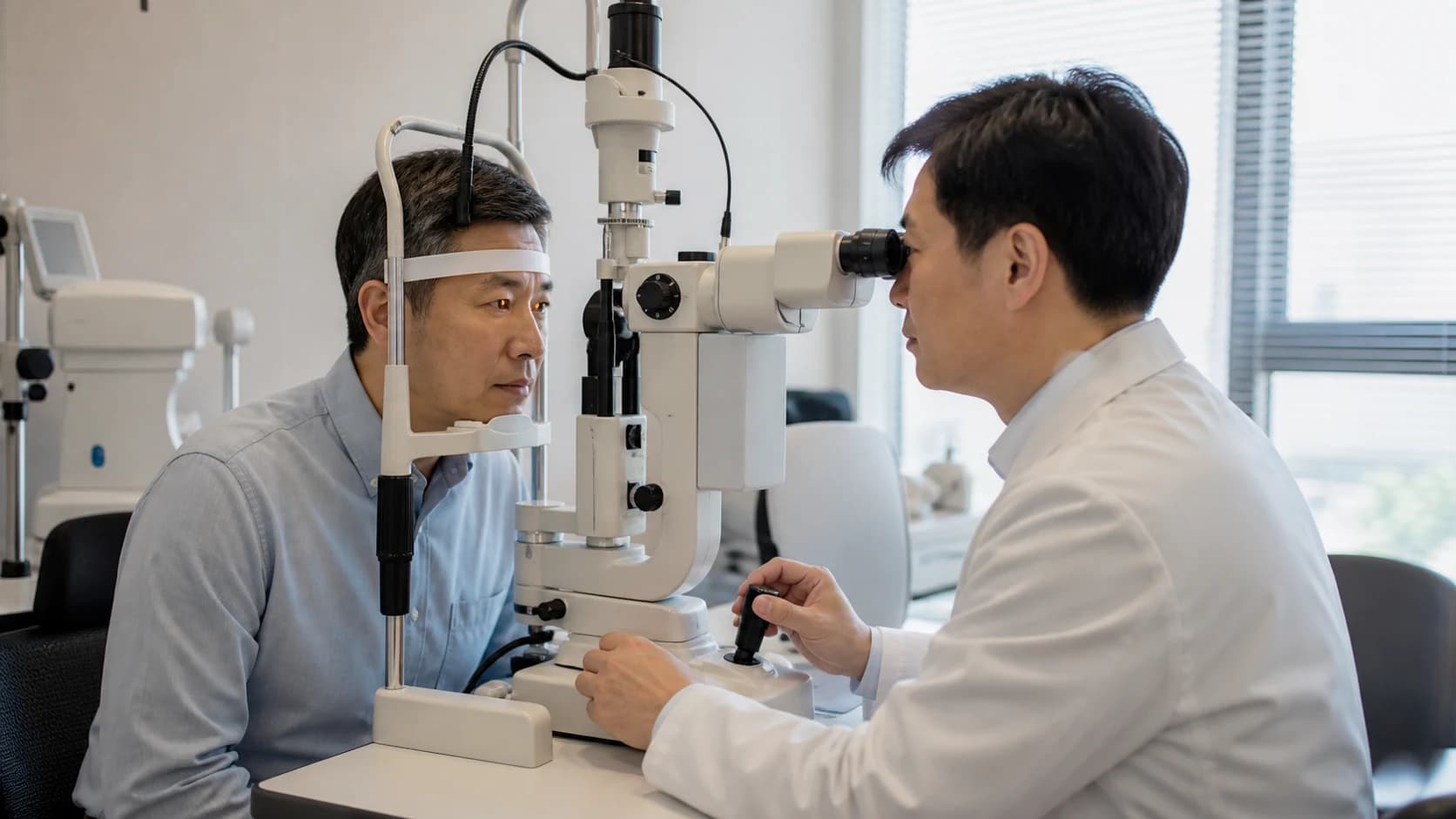 노안 수술 검토 근거와 보류 근거 및 결정 전 선행 조건을 묻는 도해