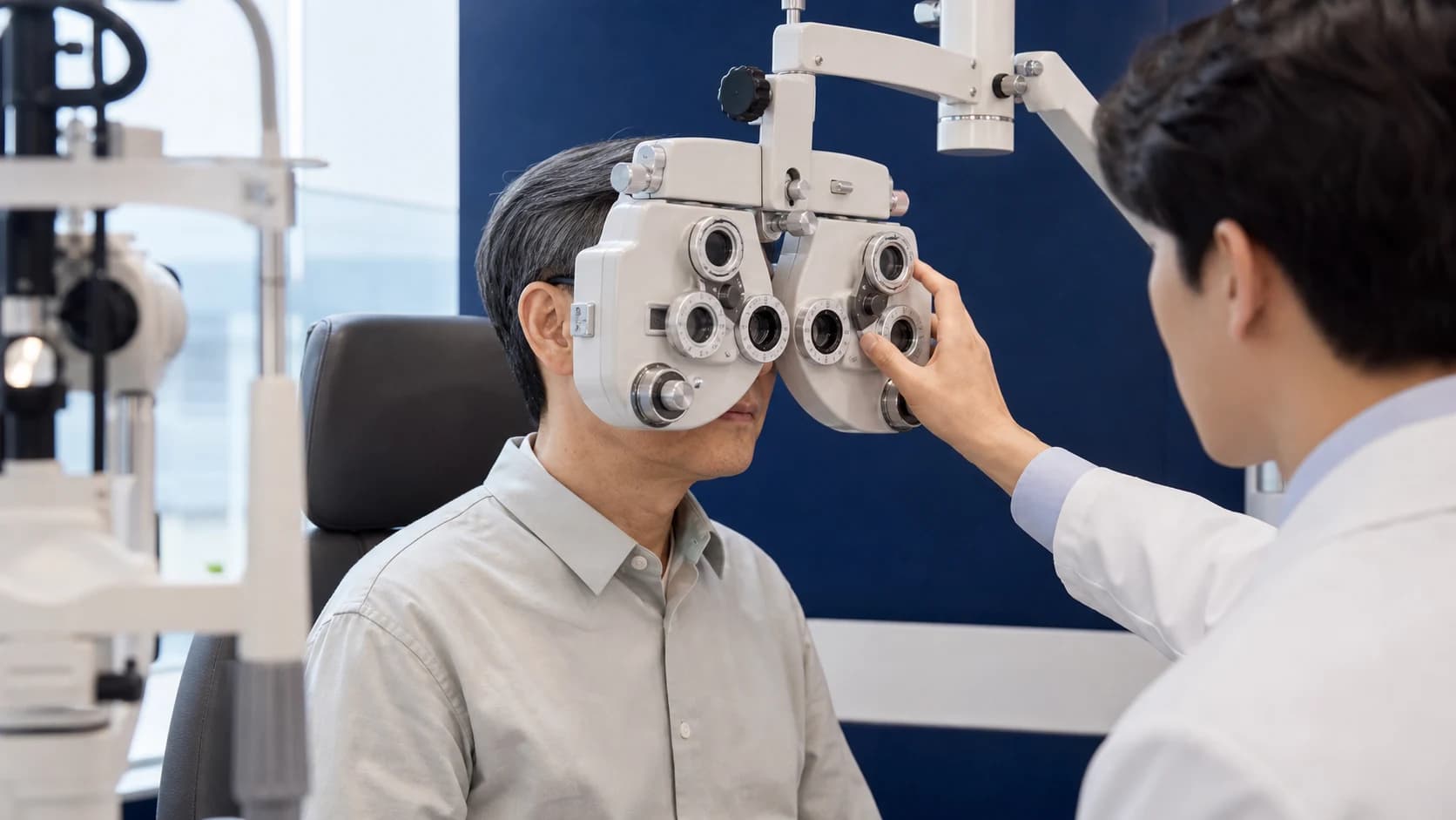 노안 진료기관의 원인 구분·비수술 시험·근거와 대안·결정 후 관리 역량을 확인하는 안내