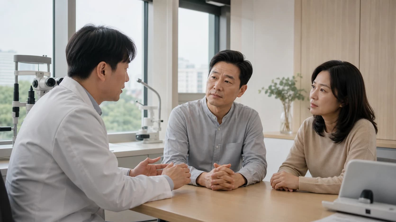 노안 교정 결정 뒤 관리 주체 연락 경로 인계와 추가 비용 조건 도해