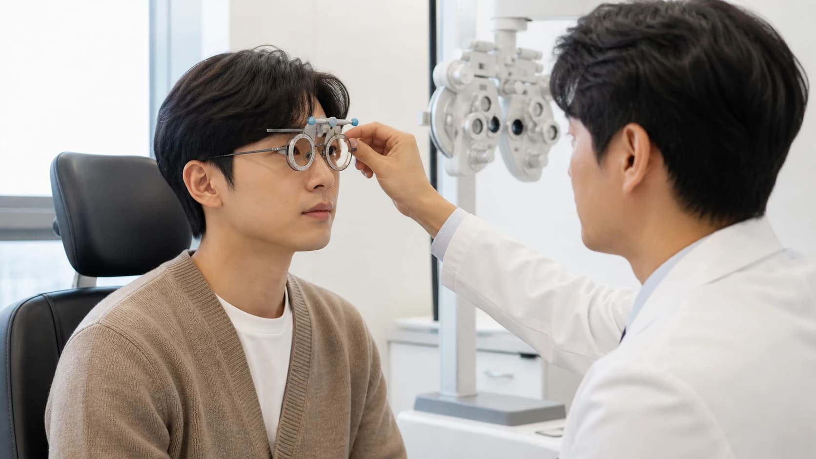 난시 안경의 제작 상태 착용 위치 남는 불편 재확인 경로
