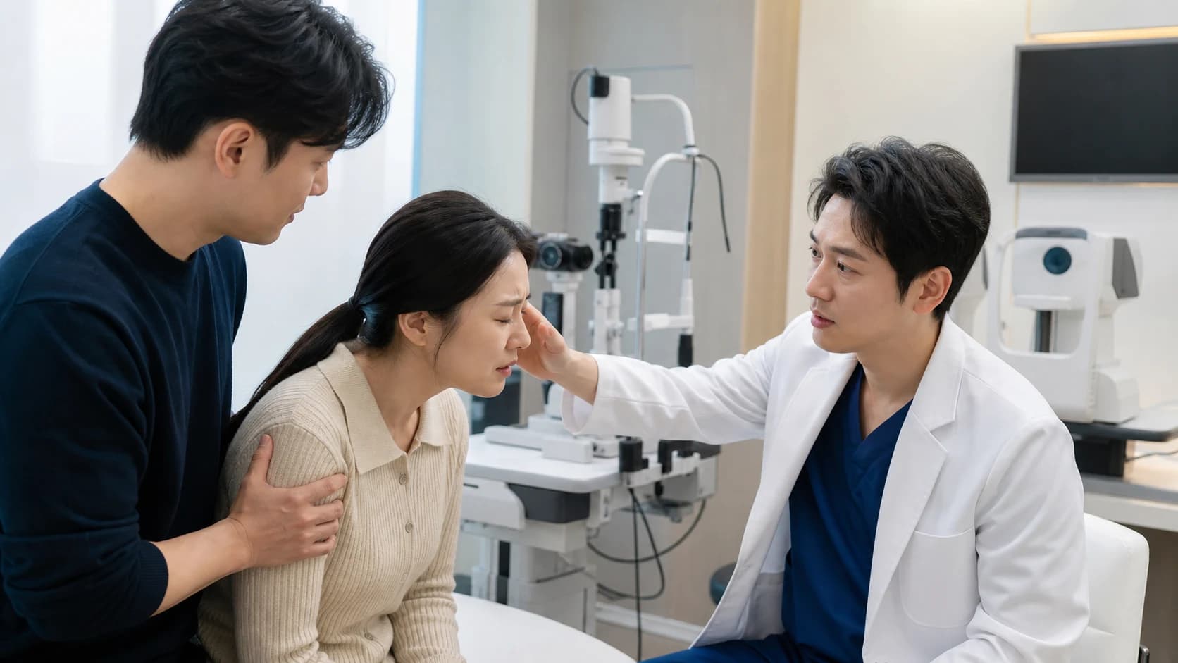 갑작스러운 시력 변화 통증 복시 망막 경고를 먼저 분류하는 기준