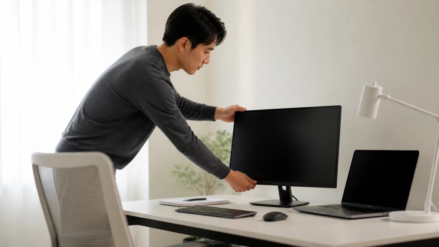 검사 당일 평소와 다른 수면 화면 작업 눈 자극 점안 사용 전달 기준