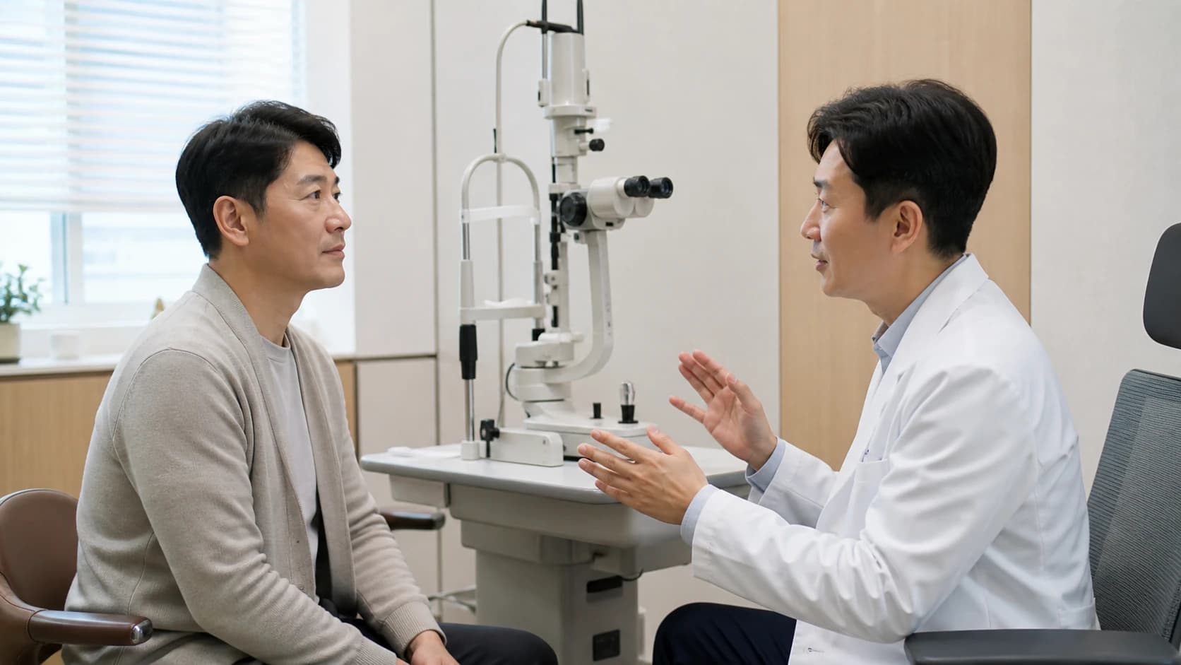 각막 교정 모노비전 백내장 수술과 인공수정체의 바꾸는 구조 목표와 절충을 구분한 표