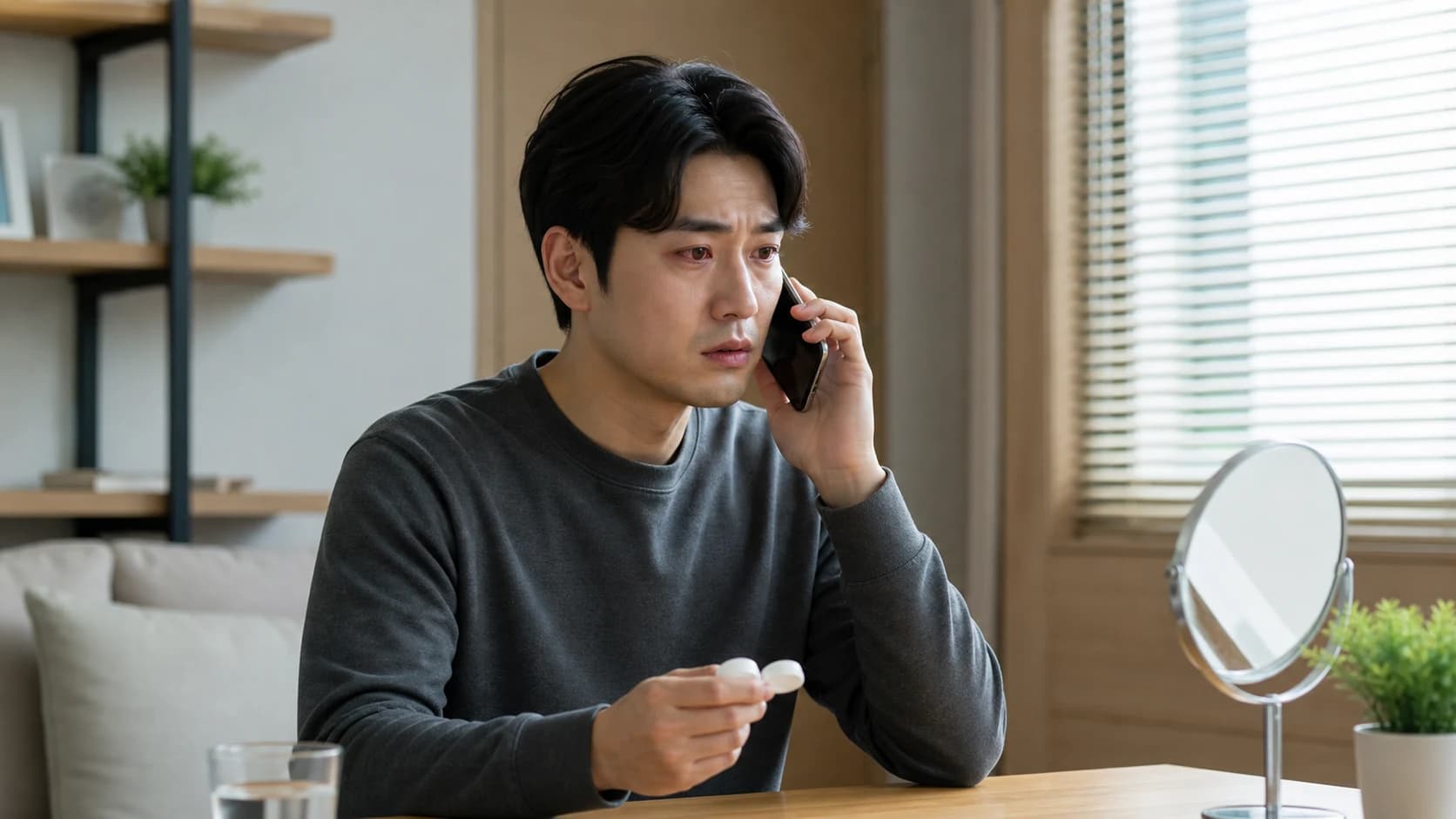 콘택트렌즈 경고 신호 뒤 즉시 제거와 재착용 금지와 신속 연락