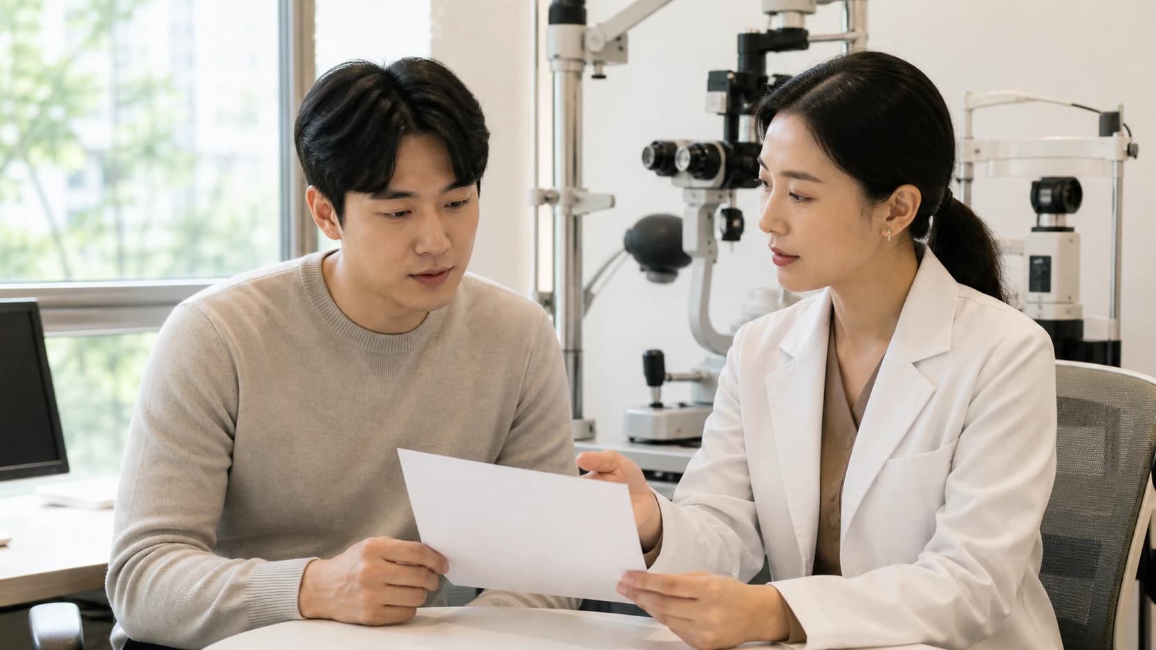 거리와 조명별 보기 과업과 이동 안전과 신속 평가 신호