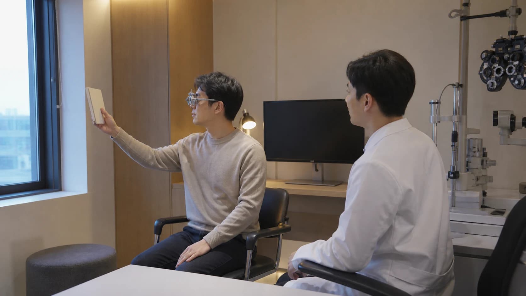 도로 모니터 책의 결과를 거리와 낮 야간 조명으로 나눈 표
