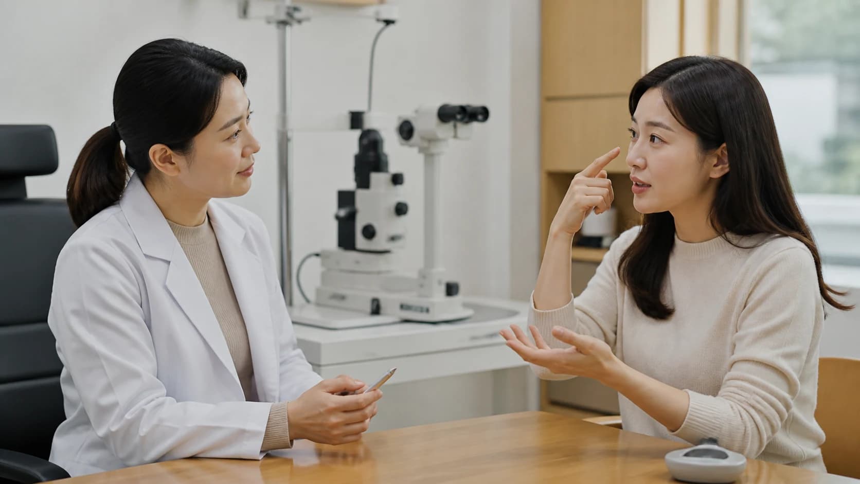 설명 내용과 환자의 되짚기, 오해 수정 과정을 구분하는 도해