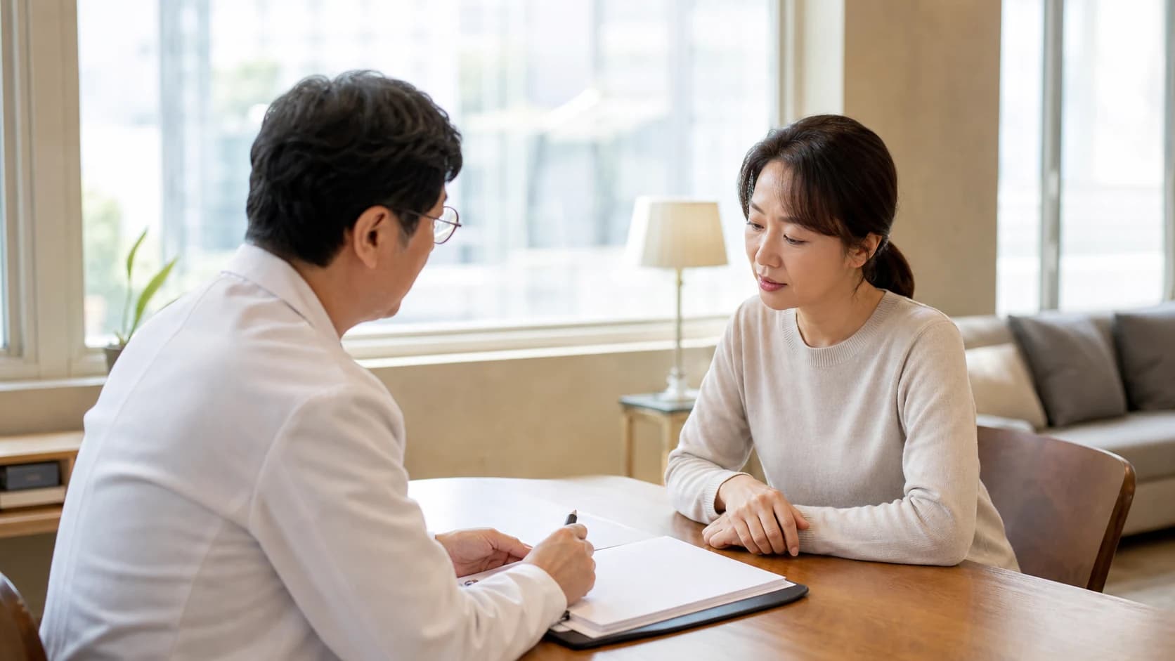 검사 결과 처방 재검 일정 이상 신호 연락 경로를 확인하는 정보 도해