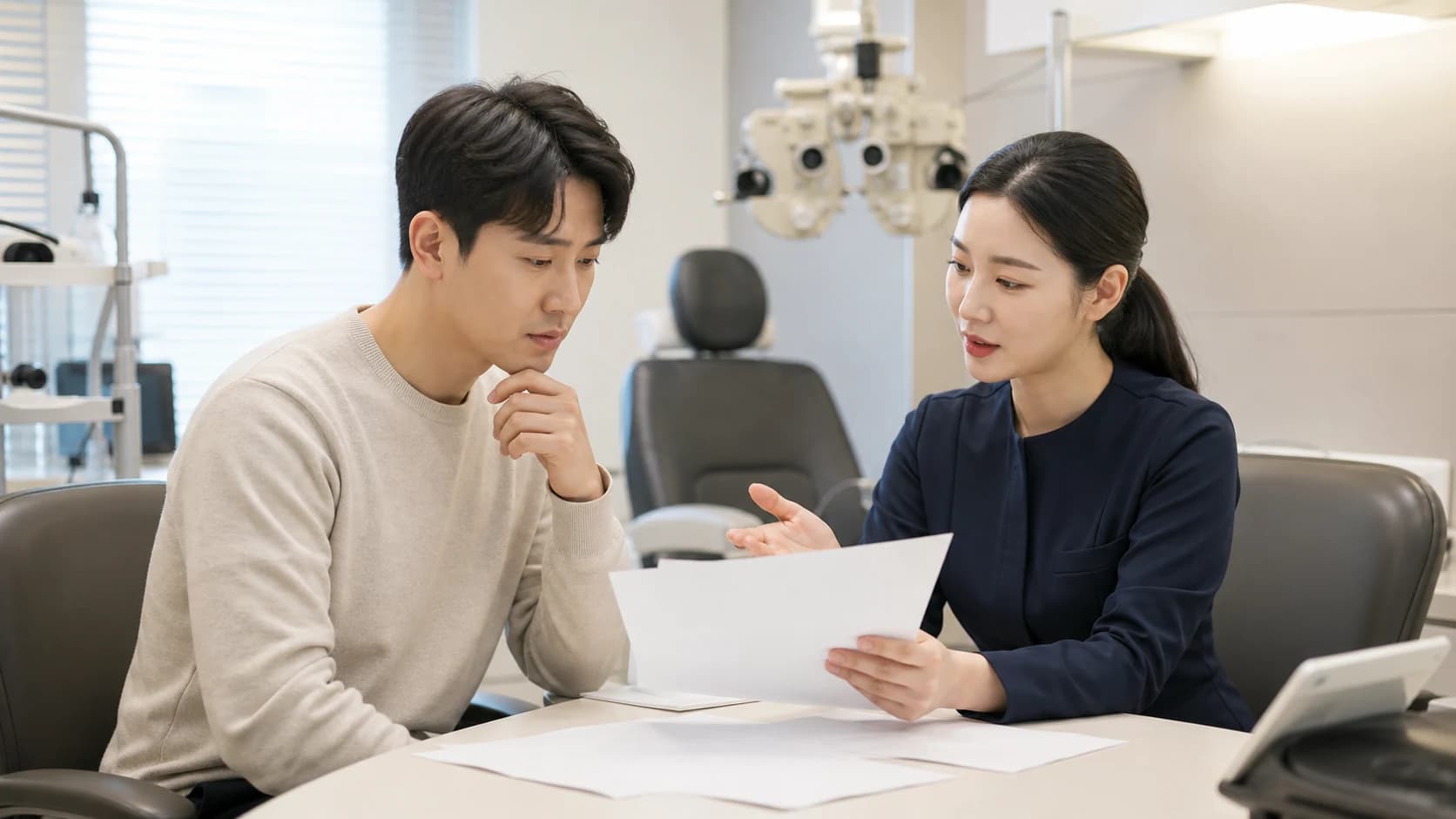 라섹 비용을 검사 수술 회복 추가 경로로 나눠 책임과 확인 항목을 연결한 정보 도해