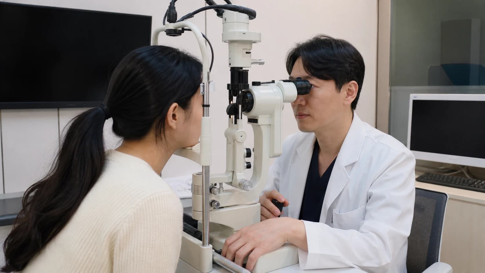 각막 밖 원인 평가와 수술 적합성 결론을 분리하는 표