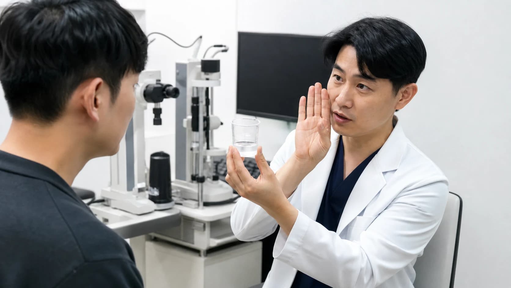 물·제품·입자·압박·충격·시각 과업의 노출과 대응을 구분한 표