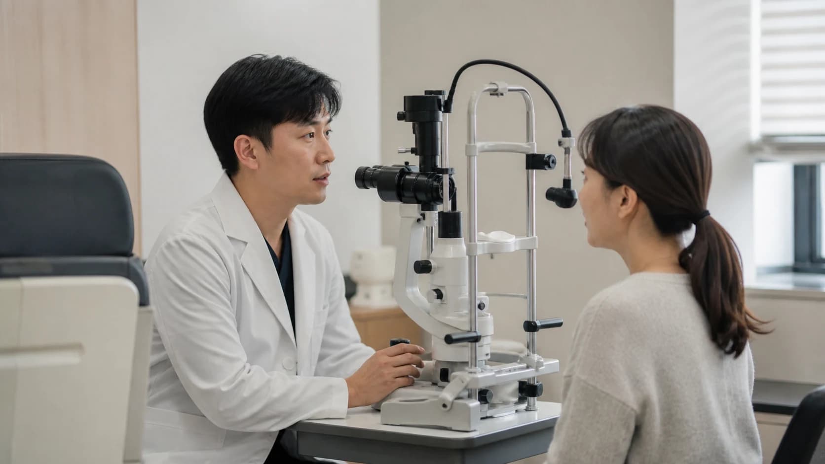 정밀검사 주장을 렌즈 이력 안구표면 눈별 결과 재현성과 불일치 처리로 검증하는 도해