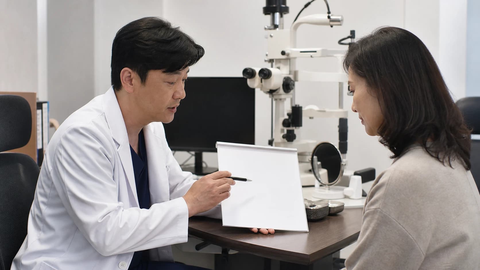 수술 뒤 눈별 시각 결과와 증상 생활기능 변화 및 추가 관리를 추적하는 정보 도해