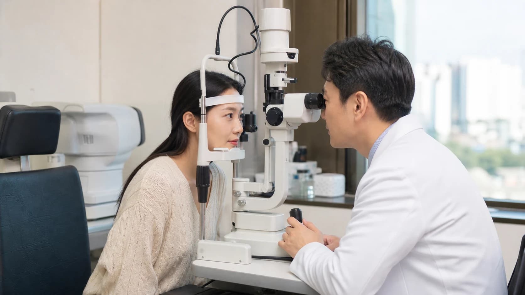 스마일라식 경과를 눈별 측정 눈 상태 시각 증상 생활 기능 관리 부담의 다섯 축으로 기록하는 정보 도해
