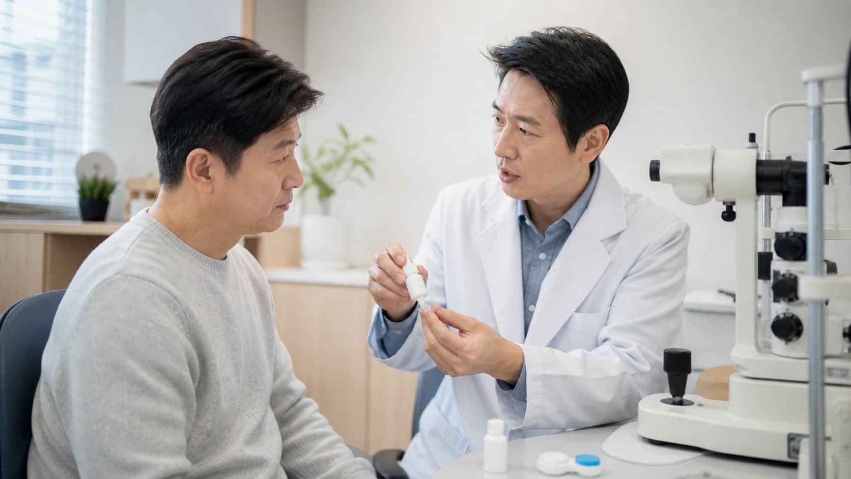 노안의 눈별 기능 구조 생활 사실과 안경 렌즈 관리 수술 관찰 권고를 분리해 연결하는 정보 도해
