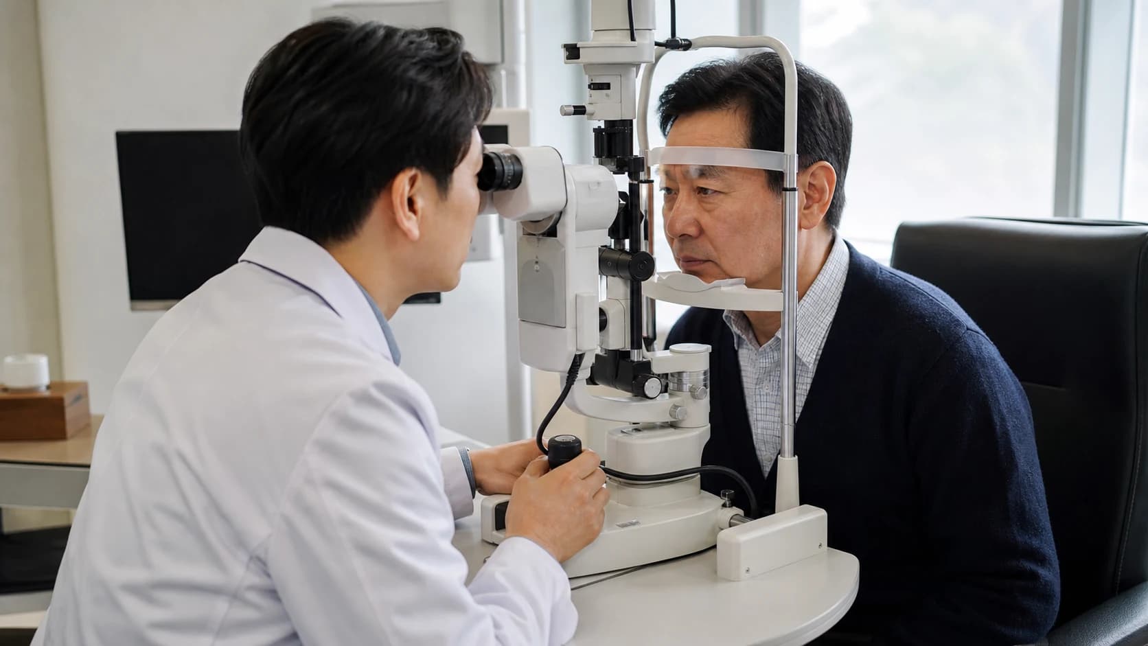 수정체 혼탁의 생활 영향에 따라 비수술 관찰 수정체 경로와 정확한 술식 구분을 나누는 정보 도해