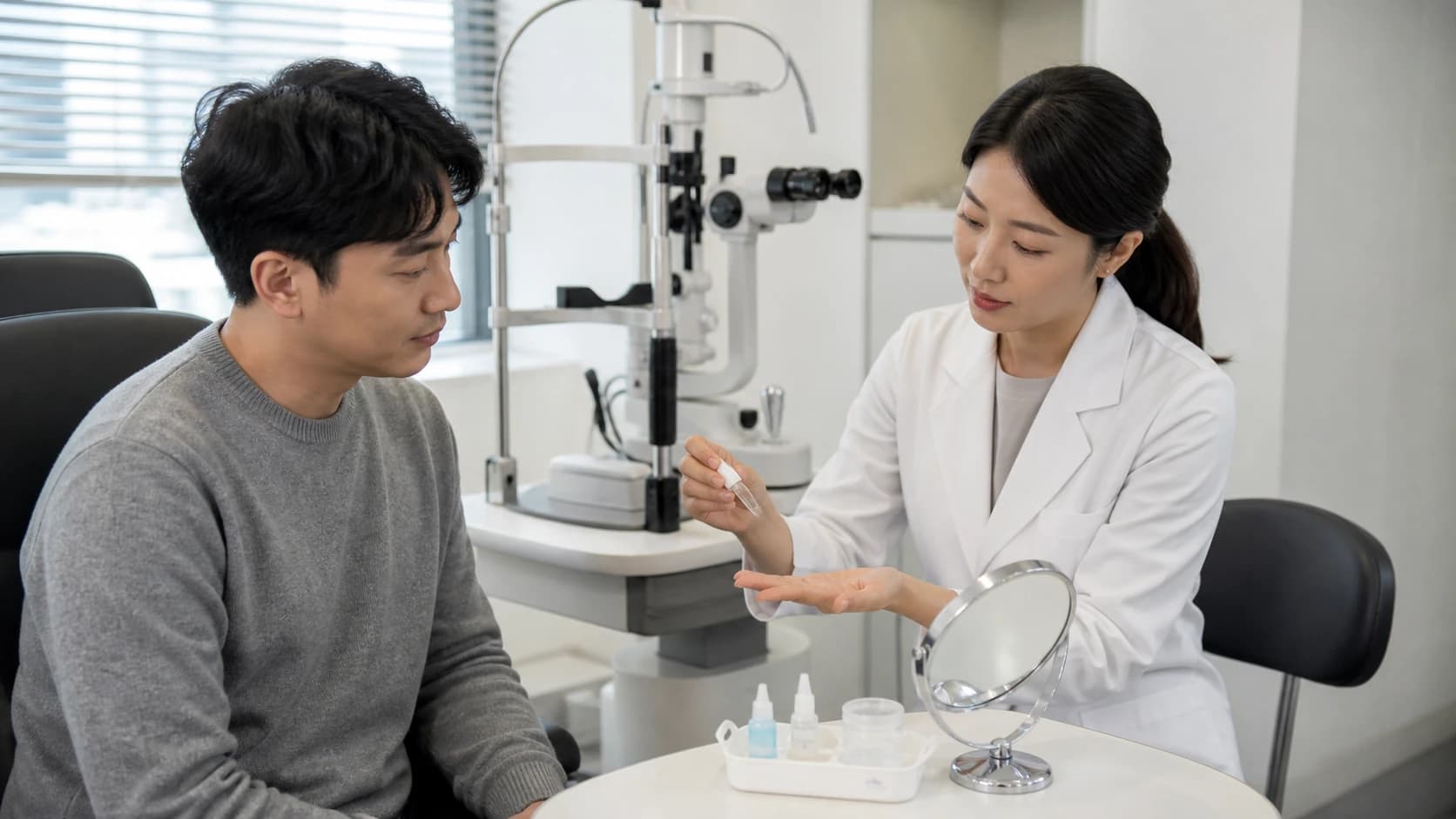 비수술 선택의 안경 렌즈 시험 관찰 기준과 외부 의견 자료 회신 검토를 완결하는 정보 도해