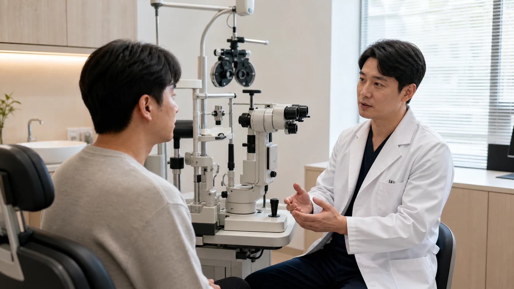 의학적 가능 불가능 보류를 비용 포함 범위와 분리하고 선택 변경 시 다시 설명하는 정보 도해