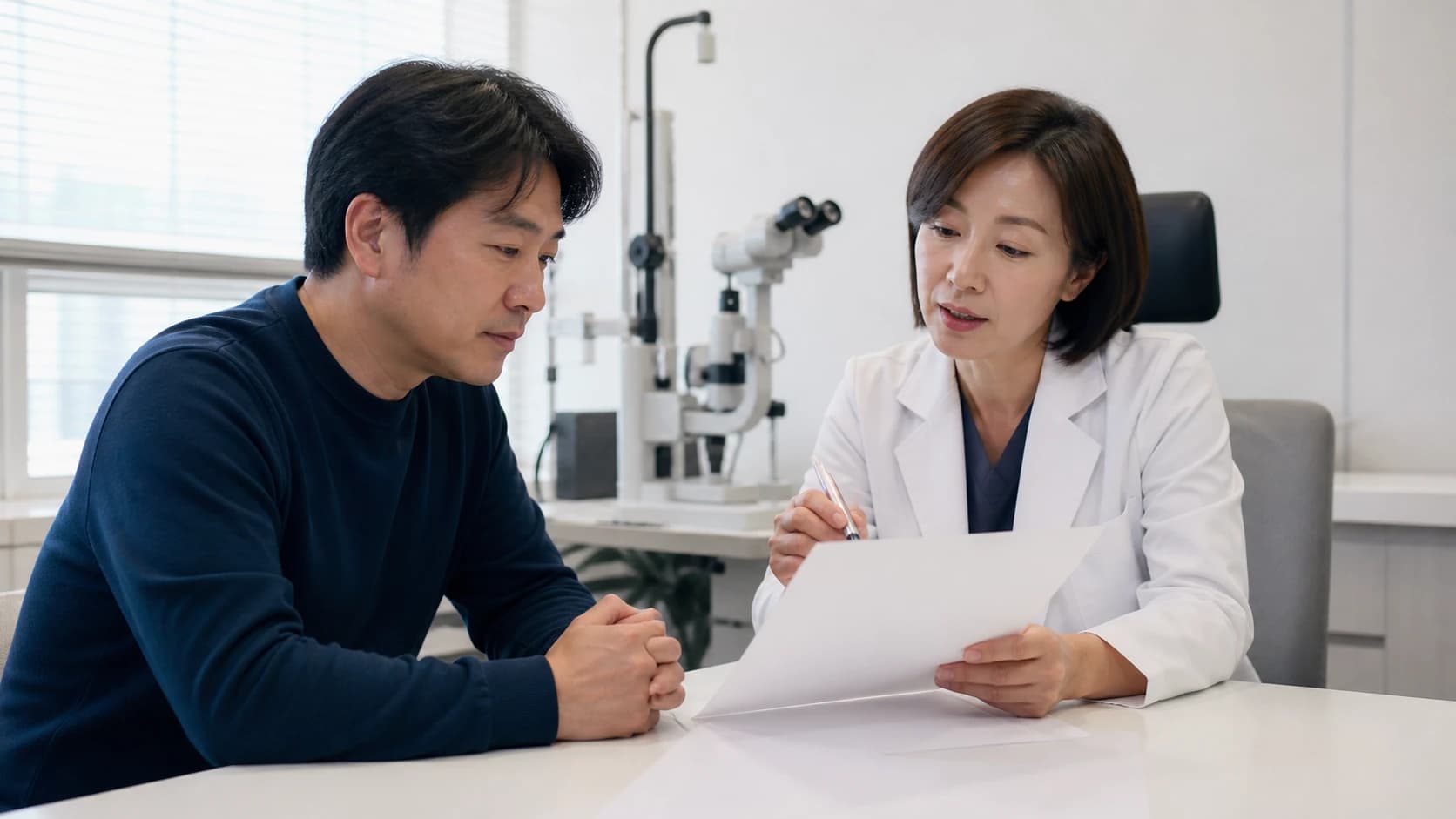같은 진단 사실의 권고 재현과 새 정보의 변경 이유 및 안전 연락 경로를 확인하는 정보 도해