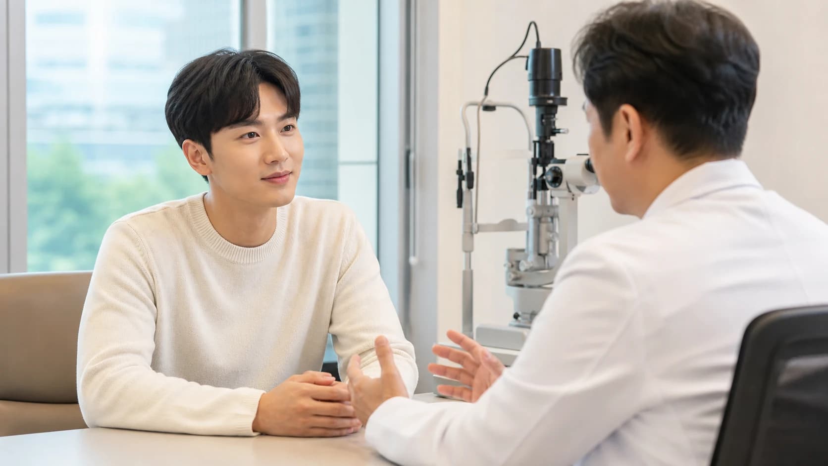 정확한 술식 기기 적용 눈 검사 수술 관리 범위와 결제 기준을 최초 견적에 고정하는 정보 도해