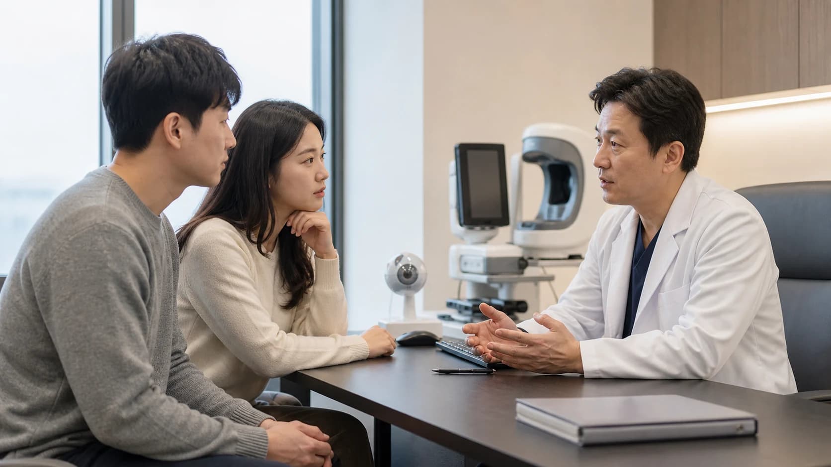 검사 전 재측정 대안 비교 최종 계획의 의학적 상태와 결제 상태를 분리하는 정보 도해