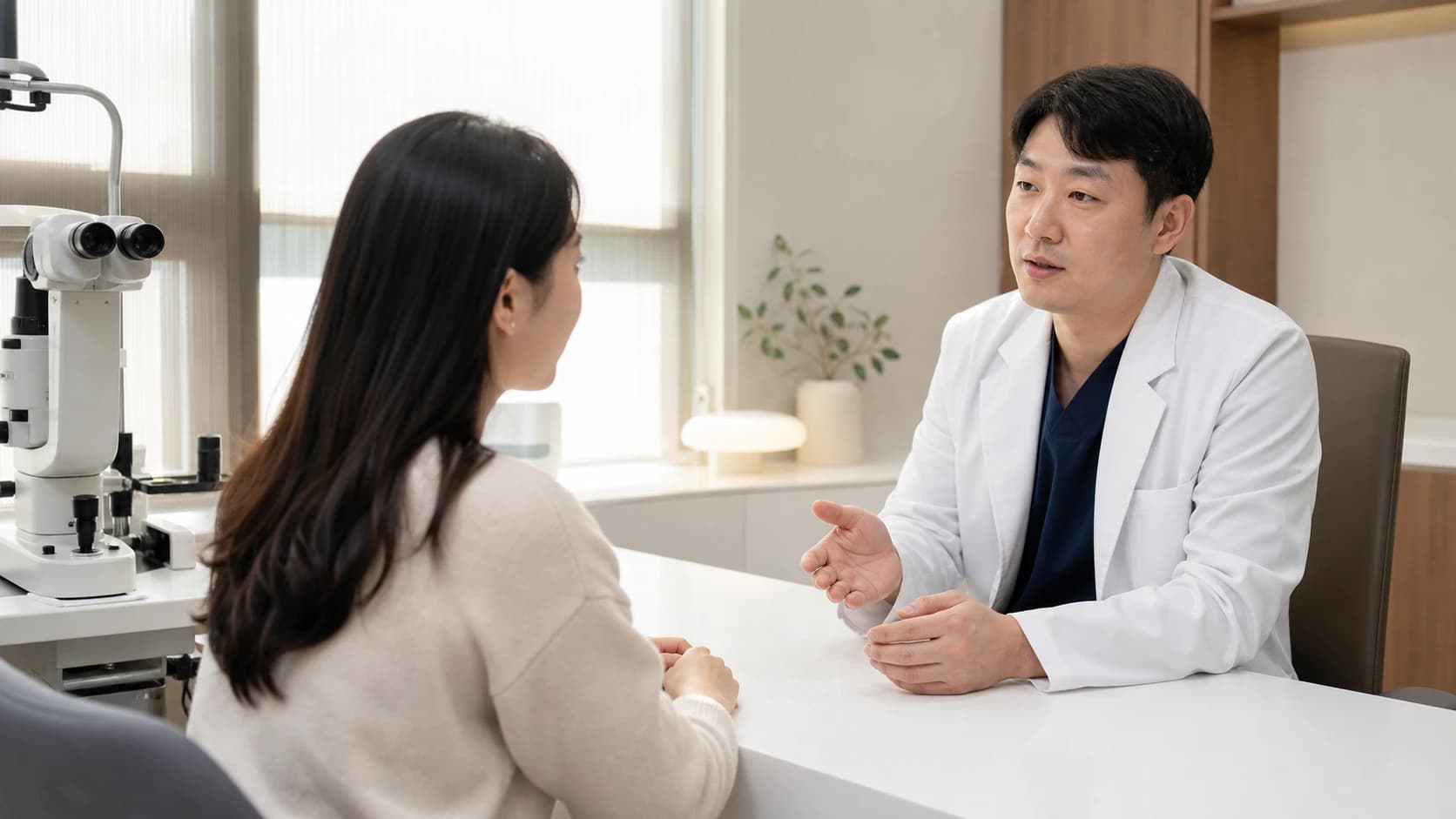 스마일라식에서 다른 방법으로 바뀔 때 새 판단 유효 추가 미사용 항목과 최신 견적을 확인하는 정보 도해