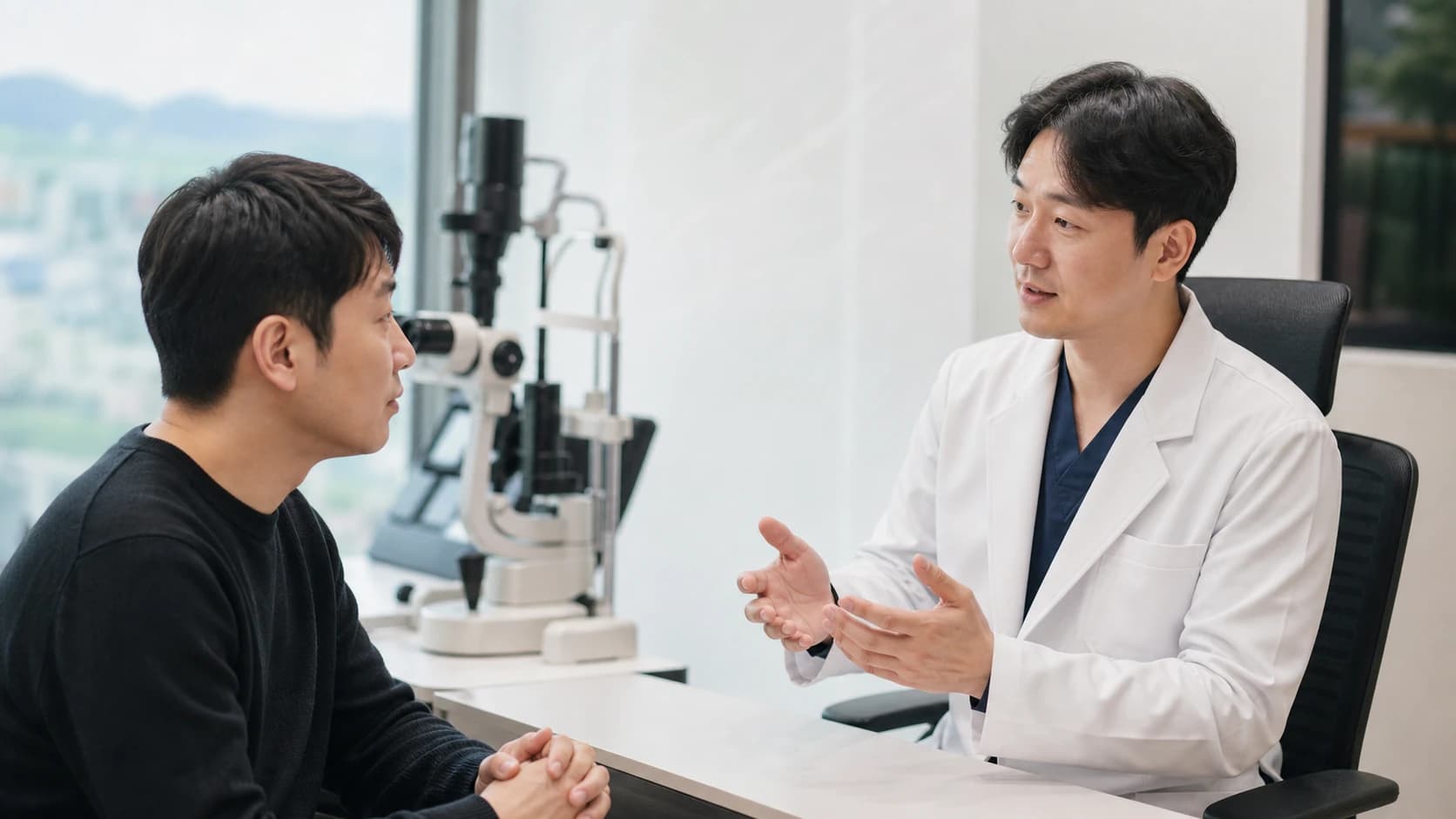 외부 의뢰의 의료 질문 기록 발급 전달 비용과 기존 선결제 외부 진료 복귀 결정을 분리하는 정보 도해