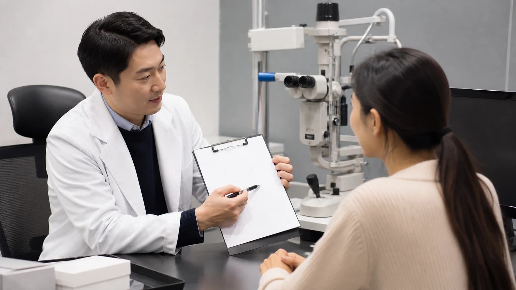 연령 성장 도수 변화 눈별 진단과 정확한 안경 렌즈 약물 수술의 시작 변경 중단 이력을 적는 정보 도해