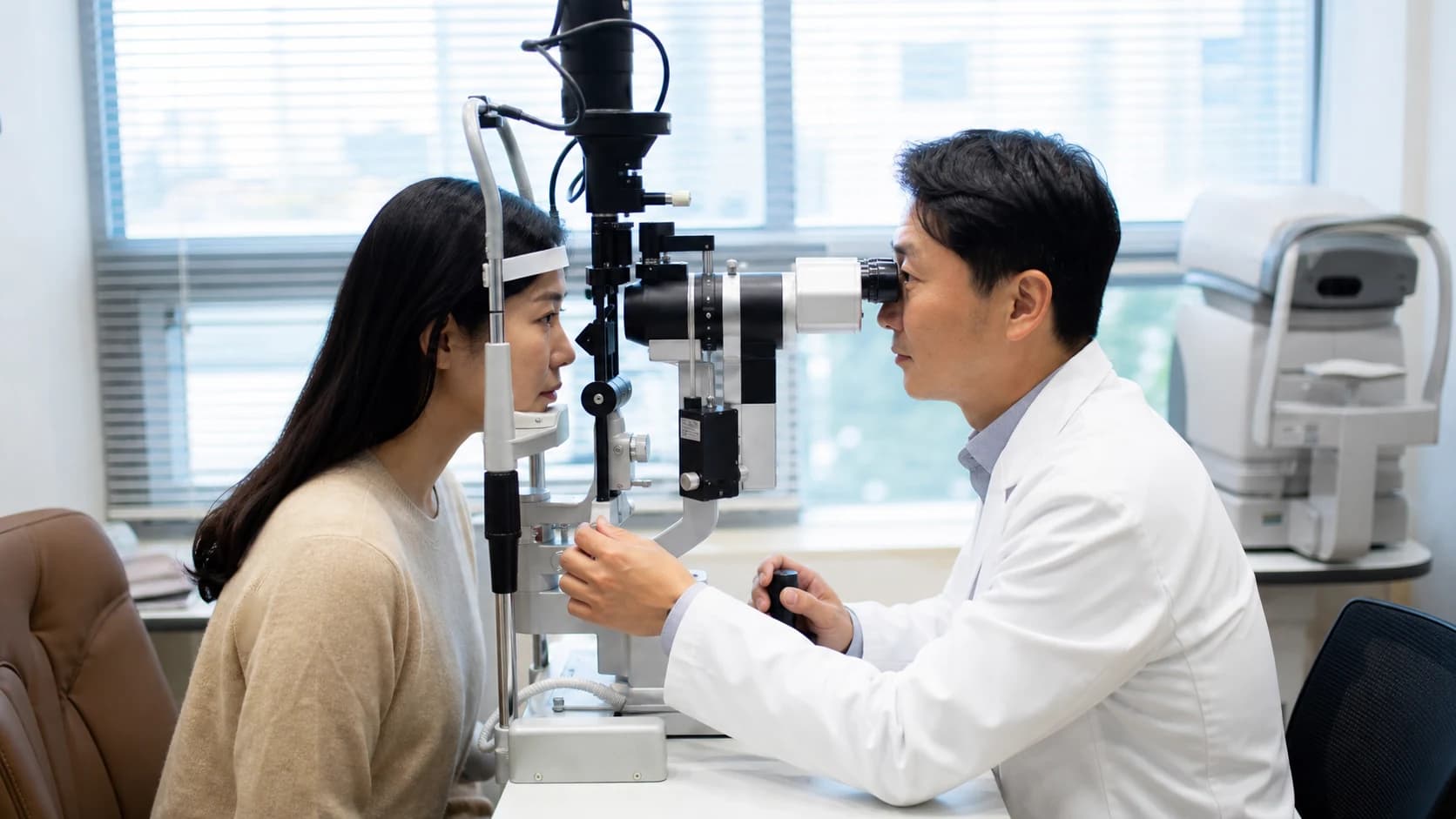 진료 전 근시 관리 목표 눈별 측정 사용 부담 이상반응과 유지 재검 조정 전환 결정을 확인하는 정보 도해