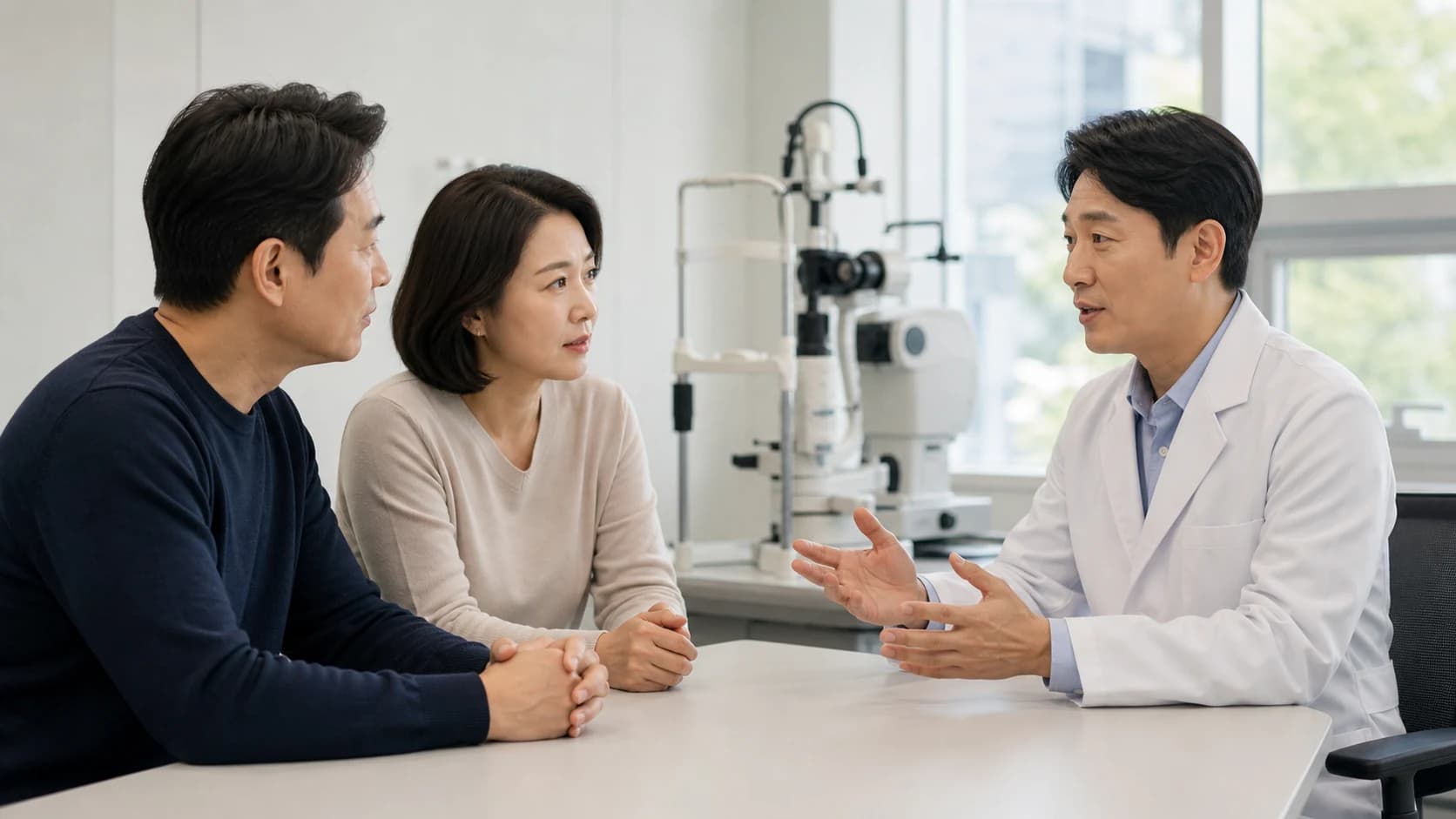 이전 처방 안압 시야 영상 수술 레이저 주사 삽입물 기록을 이번 방문의 진단 변화 미해결 질문과 잇는 정보 도해