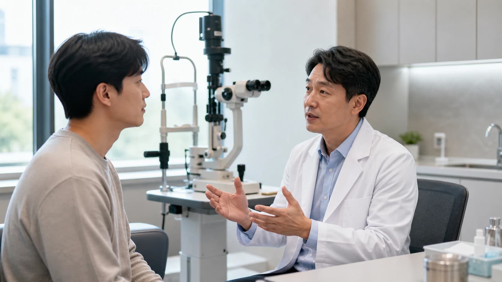 물 먼지 화장품 연기 비빔 충격 노출의 시각 지속 대상 눈 즉시 행동 이후 변화를 기록하는 정보 도해