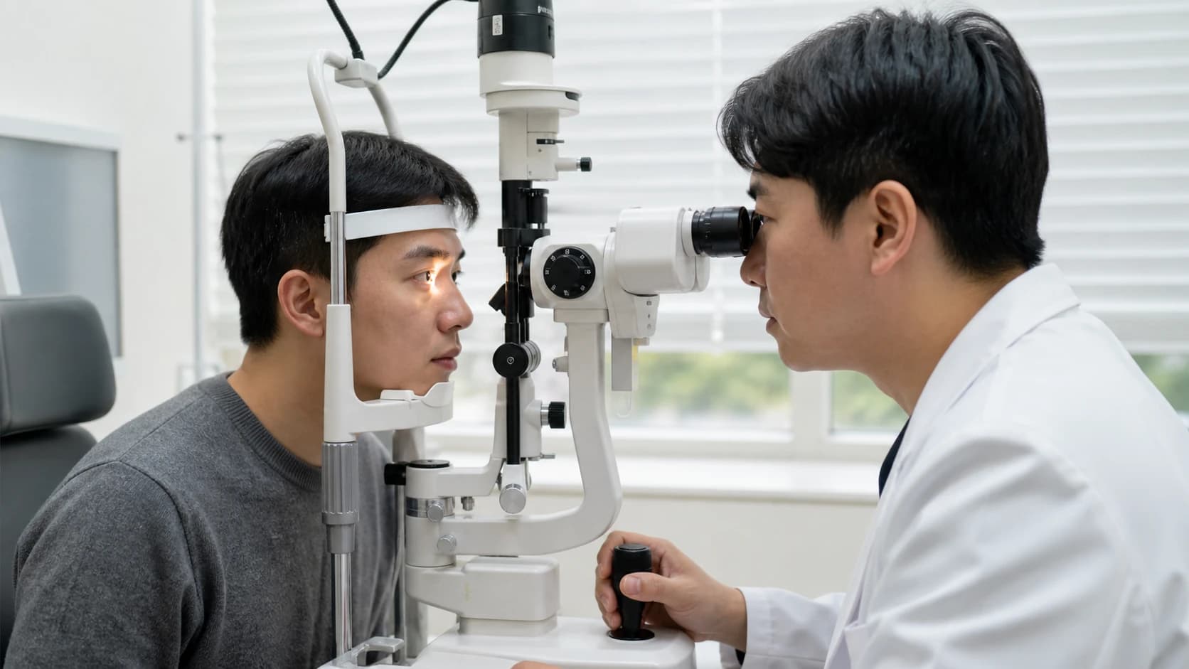 오른눈 왼눈 양안의 굴절값 나안 교정시력 사용 교정수단과 측정 조건을 분리하는 정보 도해