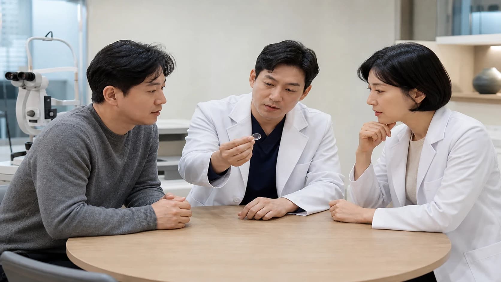 노안 진료 판단 불일치를 공통 입력 근거 갱신 조건 실제 과업 계획 버전과 보류로 관리하는 정보 도해
