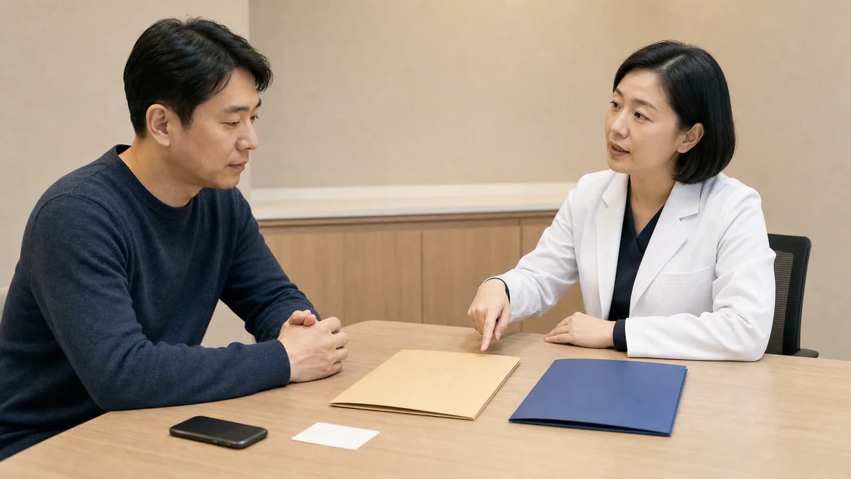 미결 결과 폴더와 후속 확인 폴더를 분리해 책임 경로를 설명하는 장면