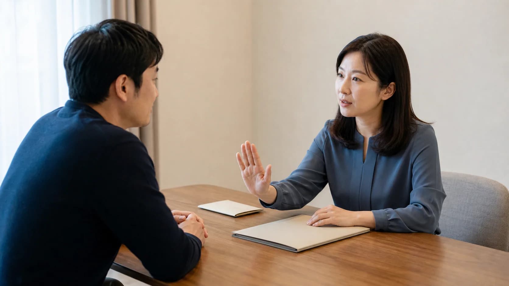 과거 지출 자료와 앞으로의 선택 자료를 분리하고 다음 결정을 멈춰 검토하는 장면