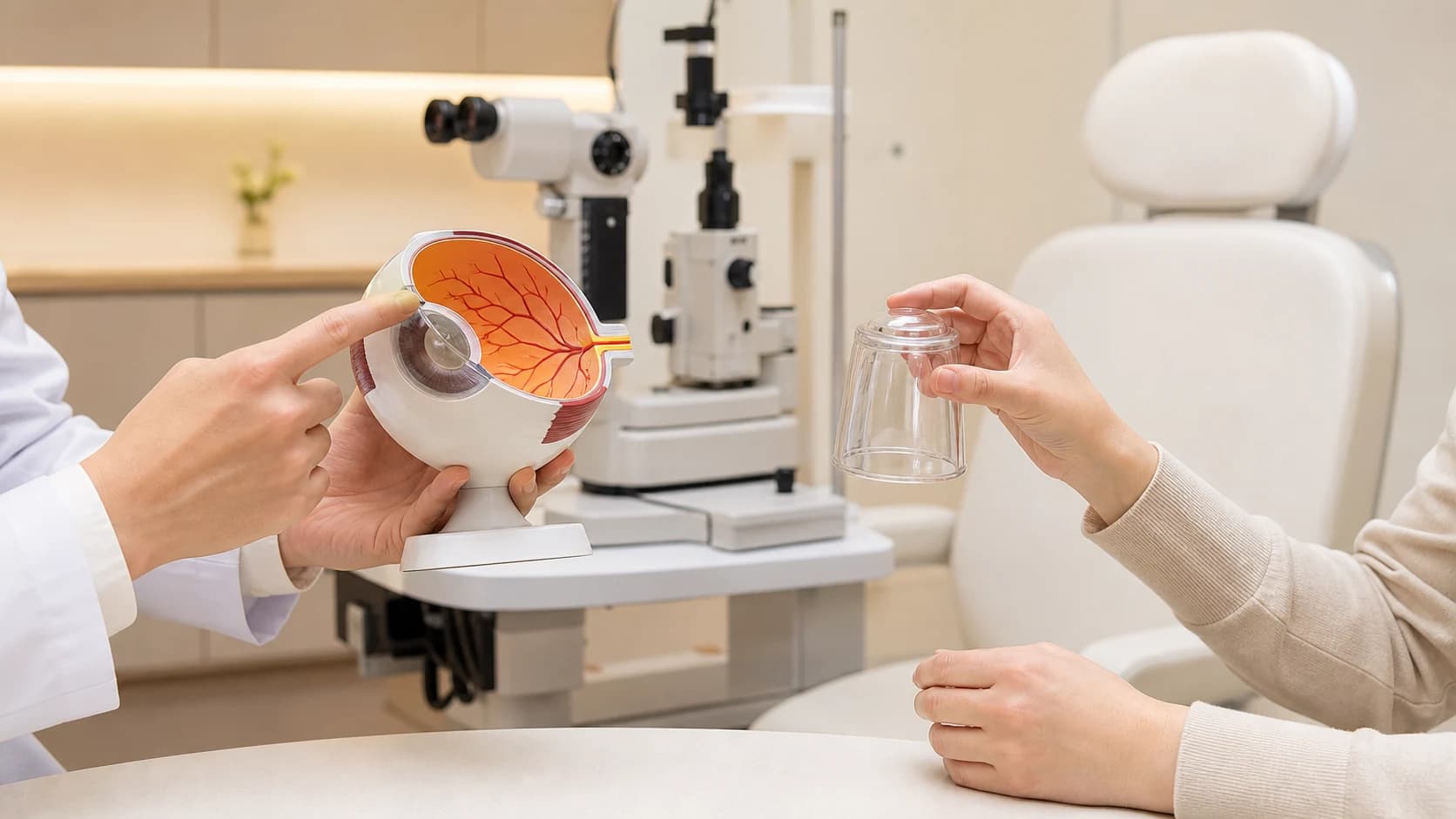 눈꺼풀·눈표면·시각·노출·수술·신경의 여섯 경로를 진단 결론 전에 검토하는 상담