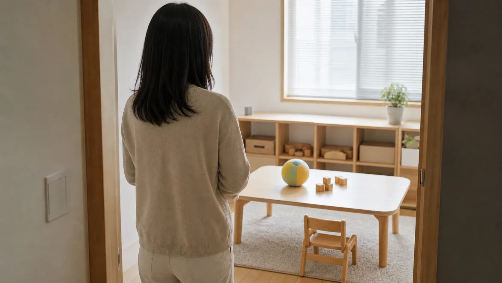 가정의 놀이·학습 환경을 검사 없이 차분히 살펴보는 한국인 보호자