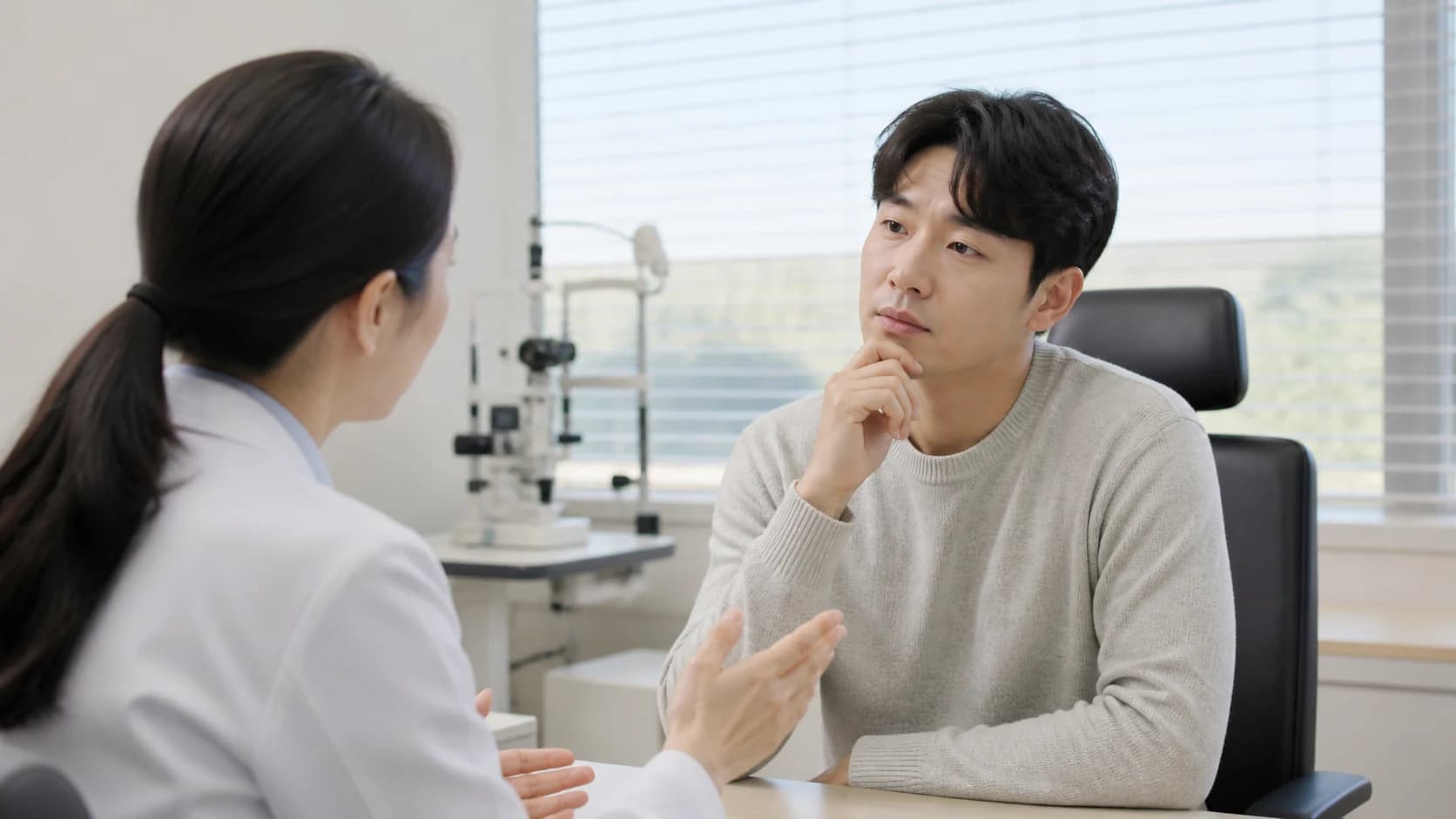 확인되지 않은 이벤트 문구에 물음표가 붙은 안내판 구성