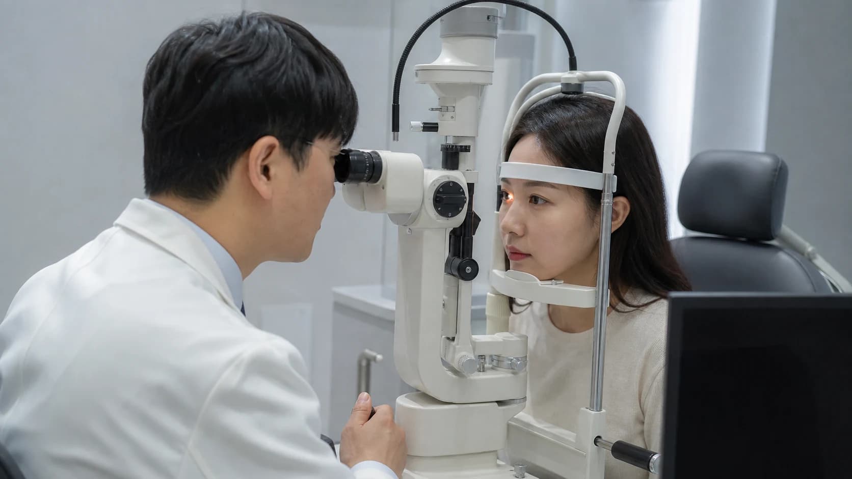 각막 상피가 며칠에 걸쳐 재생되는 과정을 보여주는 절차 도해
