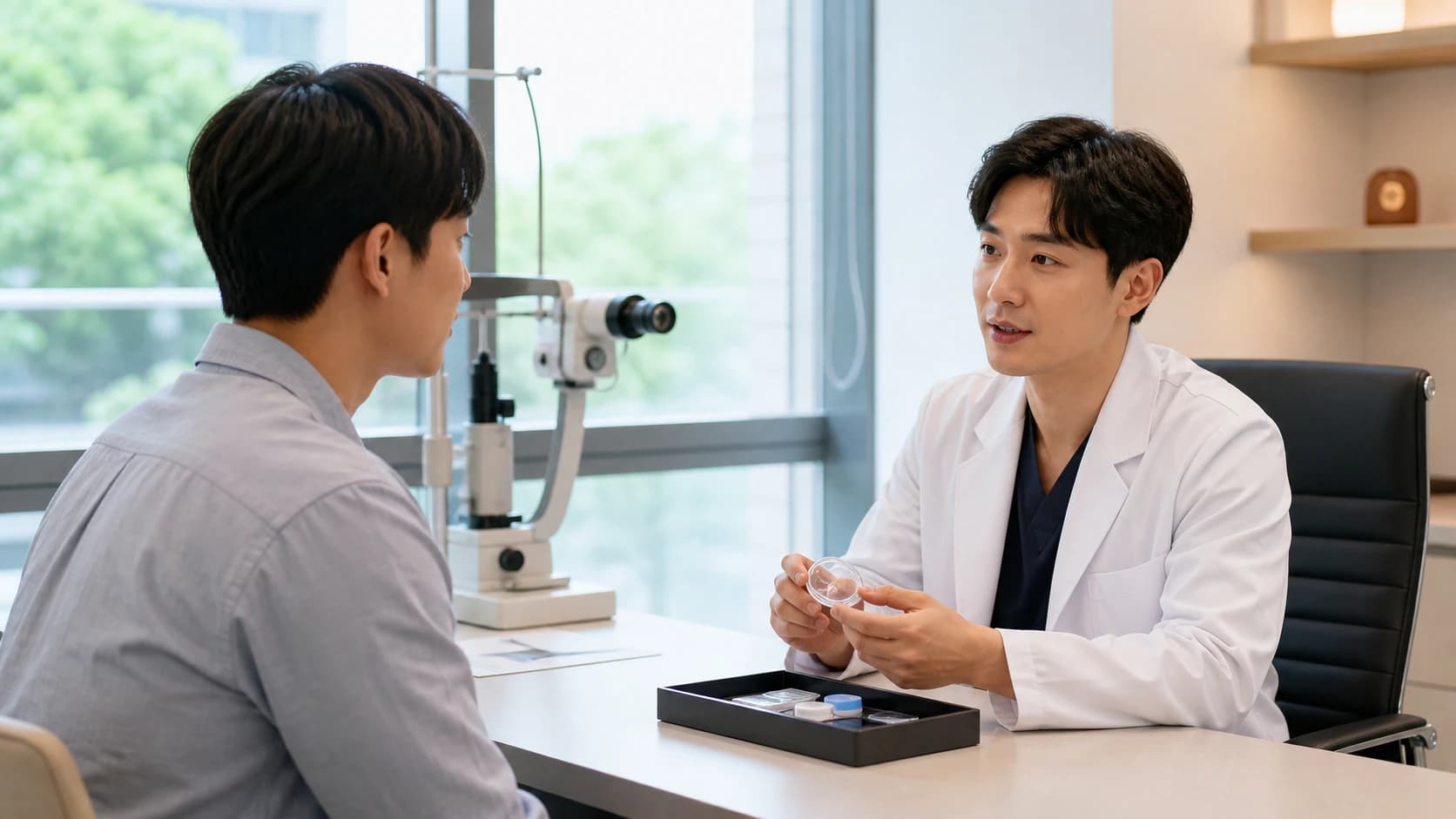 현재 교정도구와 약 이전 자료 및 건강 이력을 첫 방문 전에 정리한 안내