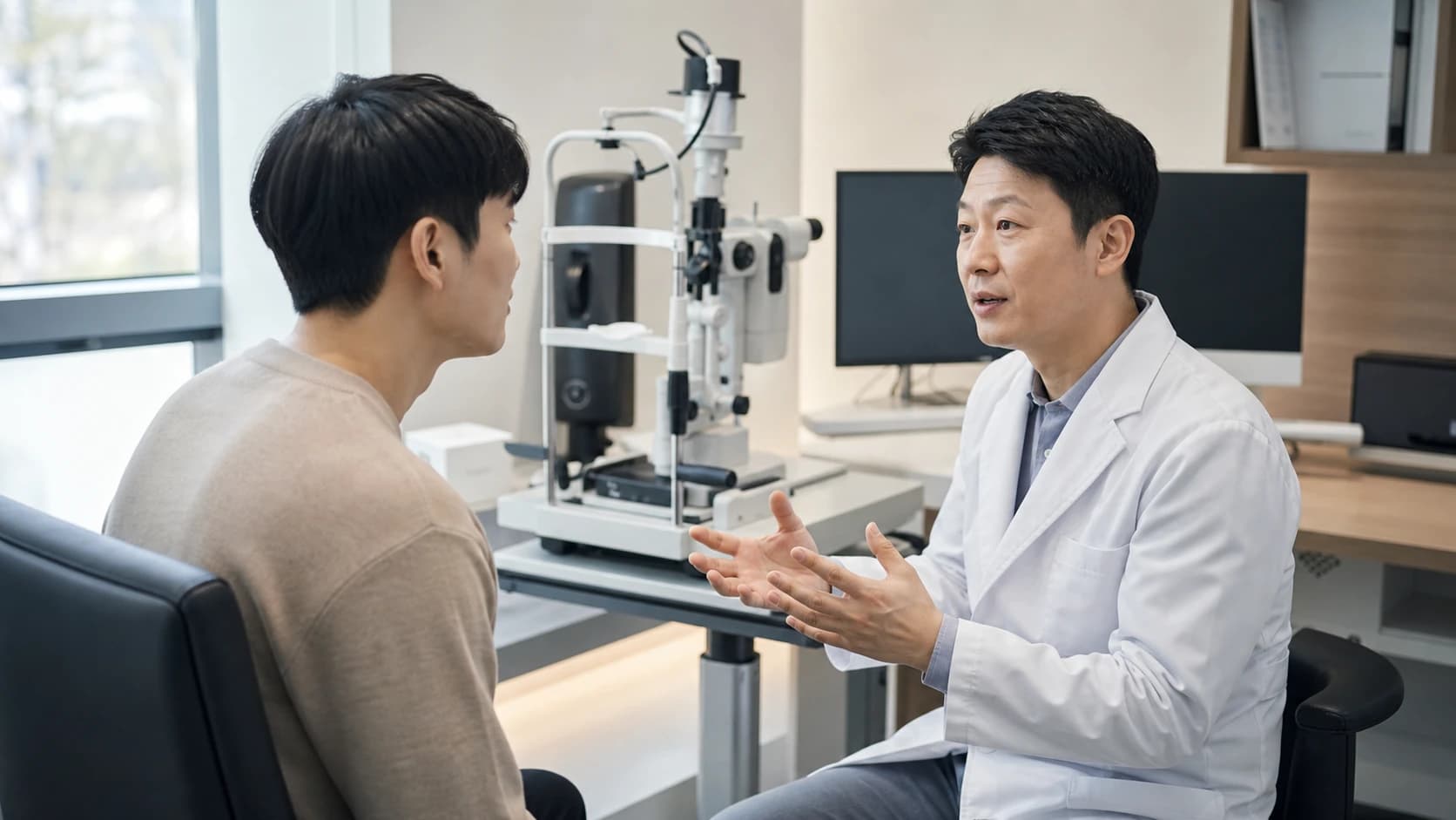 회복 종료를 증상 기능 검사 추적과 의료진 확인으로 정하는 표