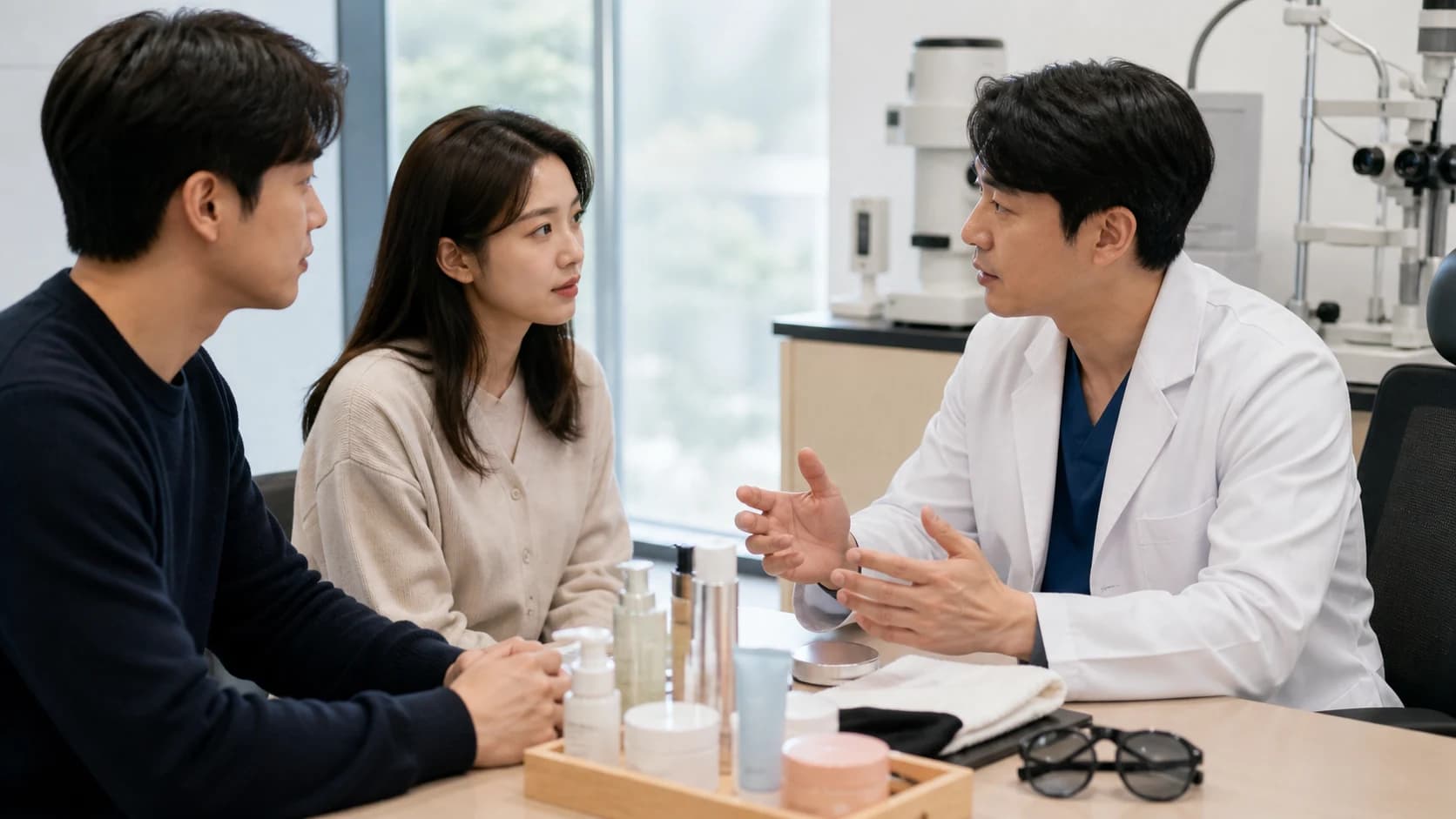 눈 주변 제품·세정·복장·식사·복용약을 수술기관 지침과 맞추는 기준